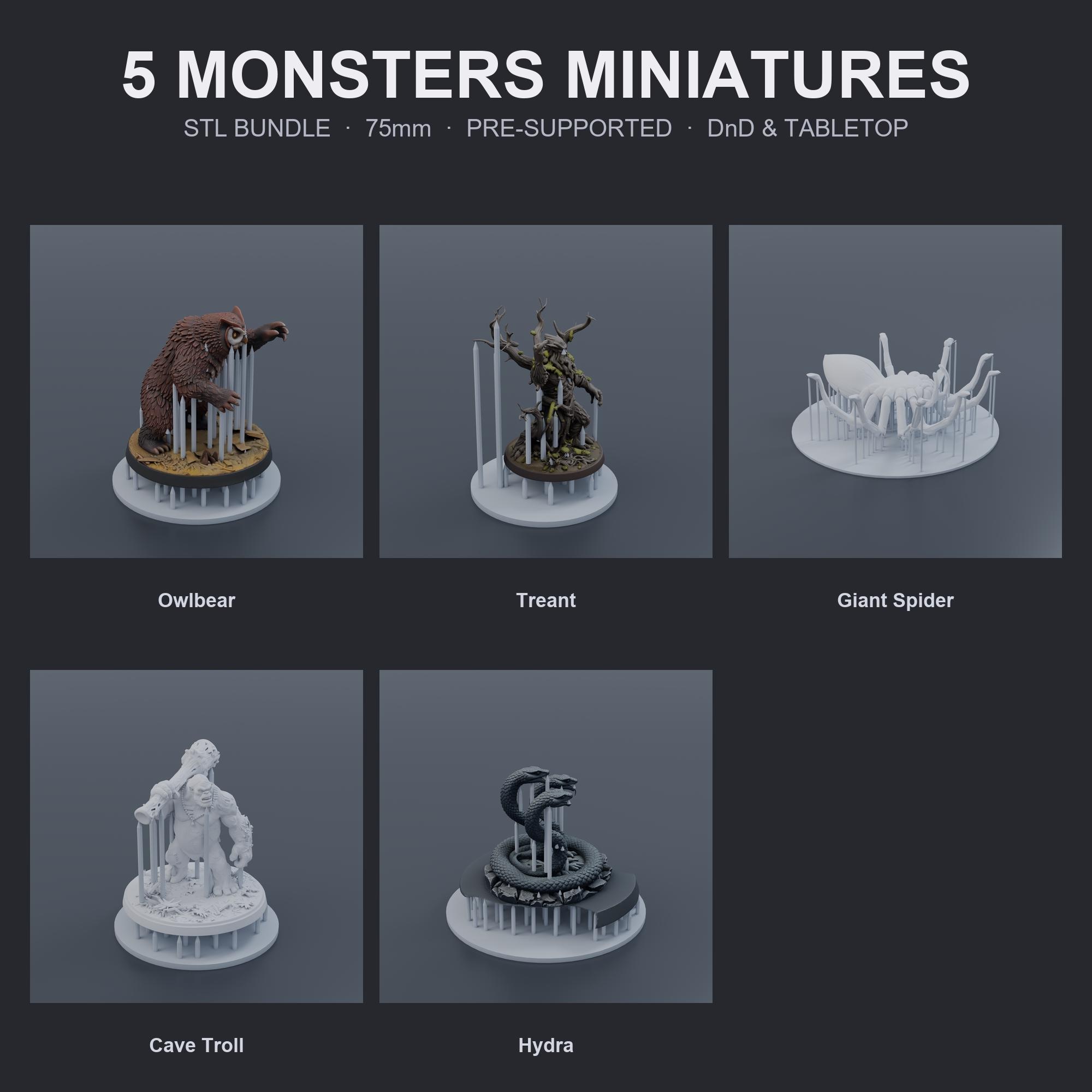 Monster Miniatures STL Bundle