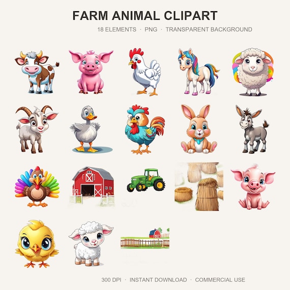 Farm Animal Clipart