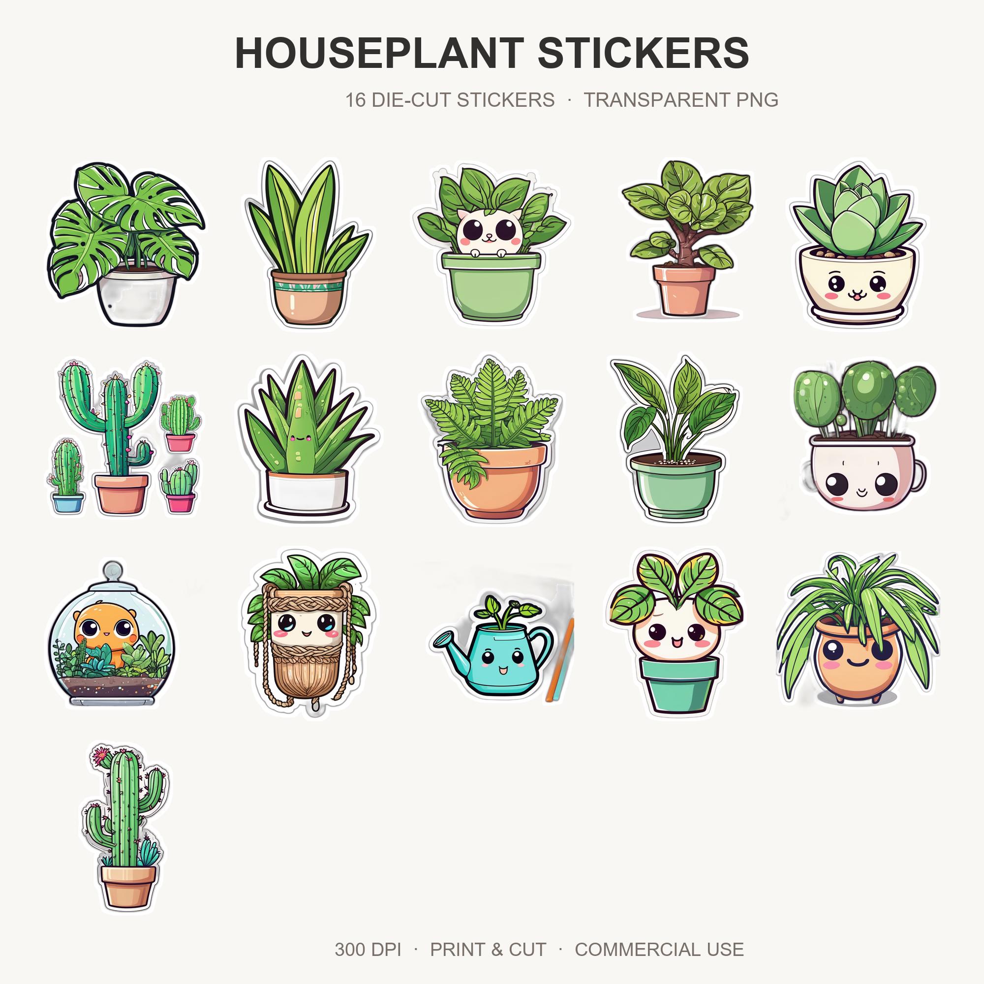 Houseplant Stickers