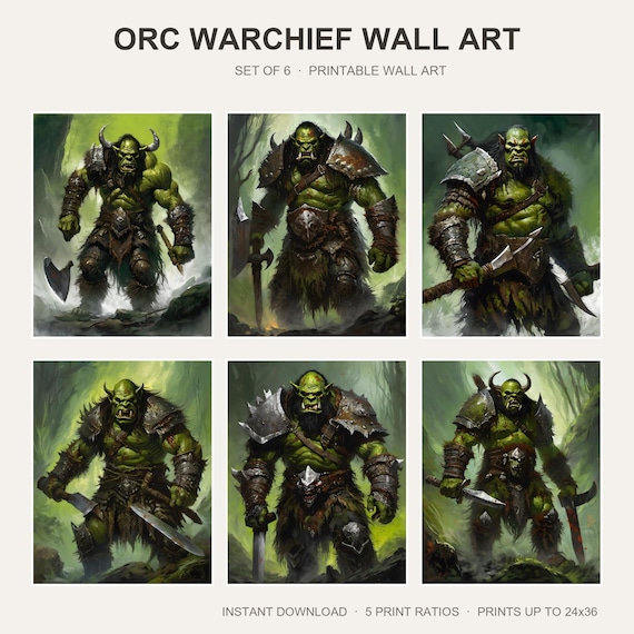 Orc Warchief Wall Art