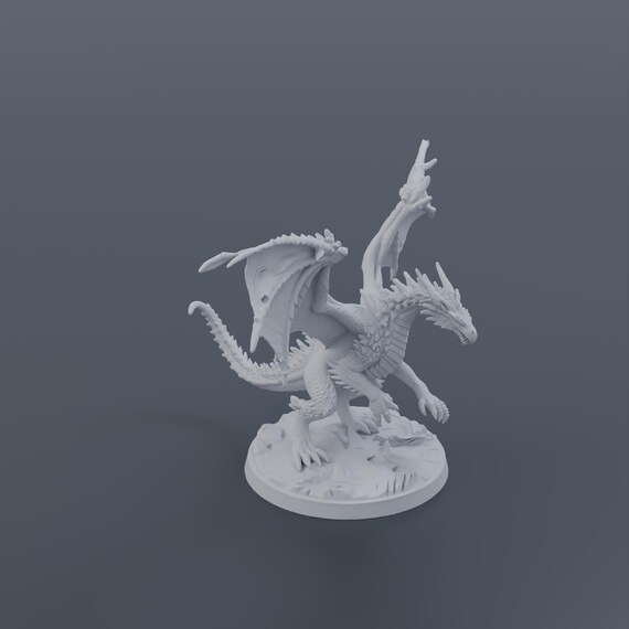 Frost Dragon Miniature STL