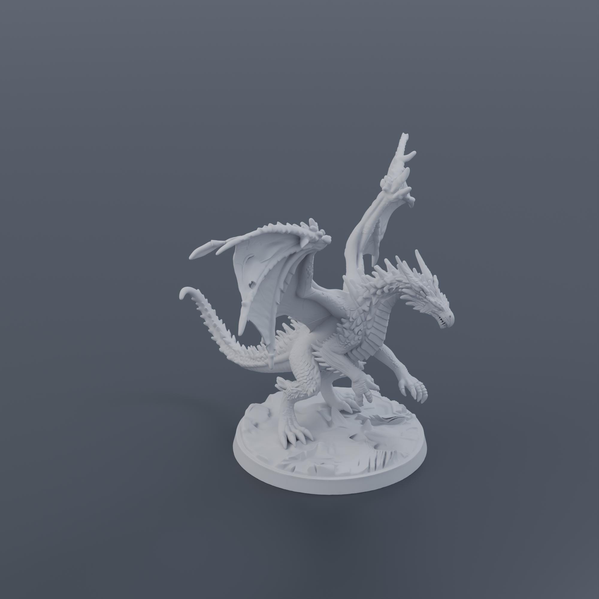 Frost Dragon Miniature STL