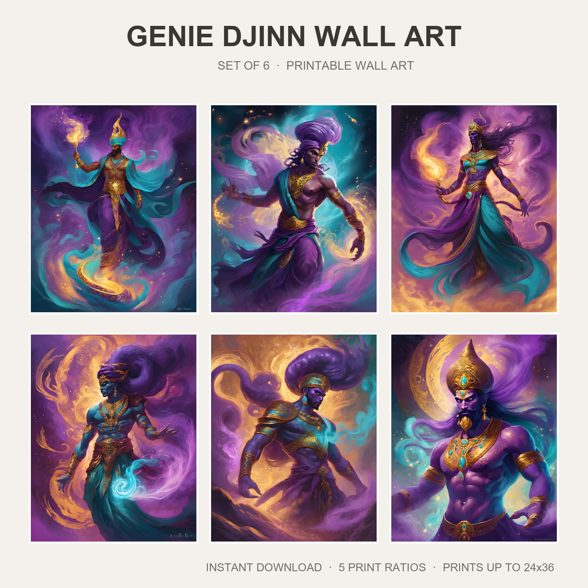 Genie Djinn Wall Art