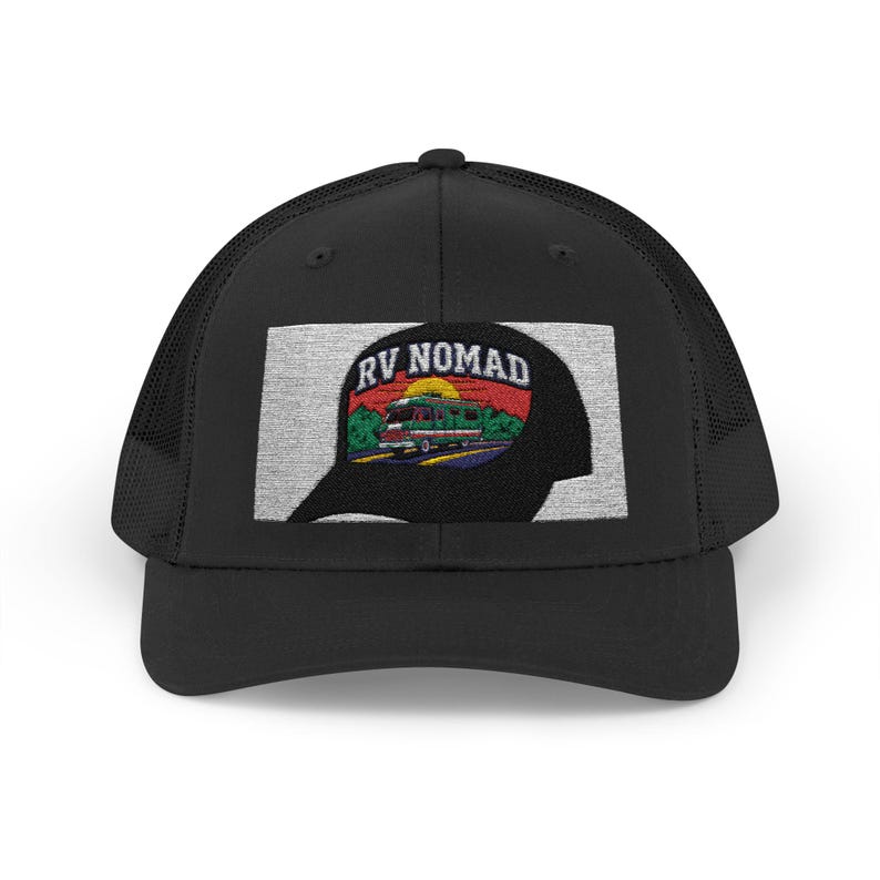 RV Nomad Snapback Hat - Funny RV Nomad Gift for Rv Life Lovers image 2