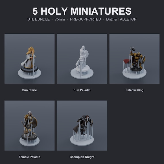 Holy Warriors STL Bundle