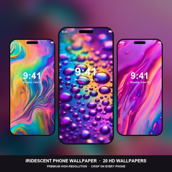 Iridescent Phone Wallpaper
