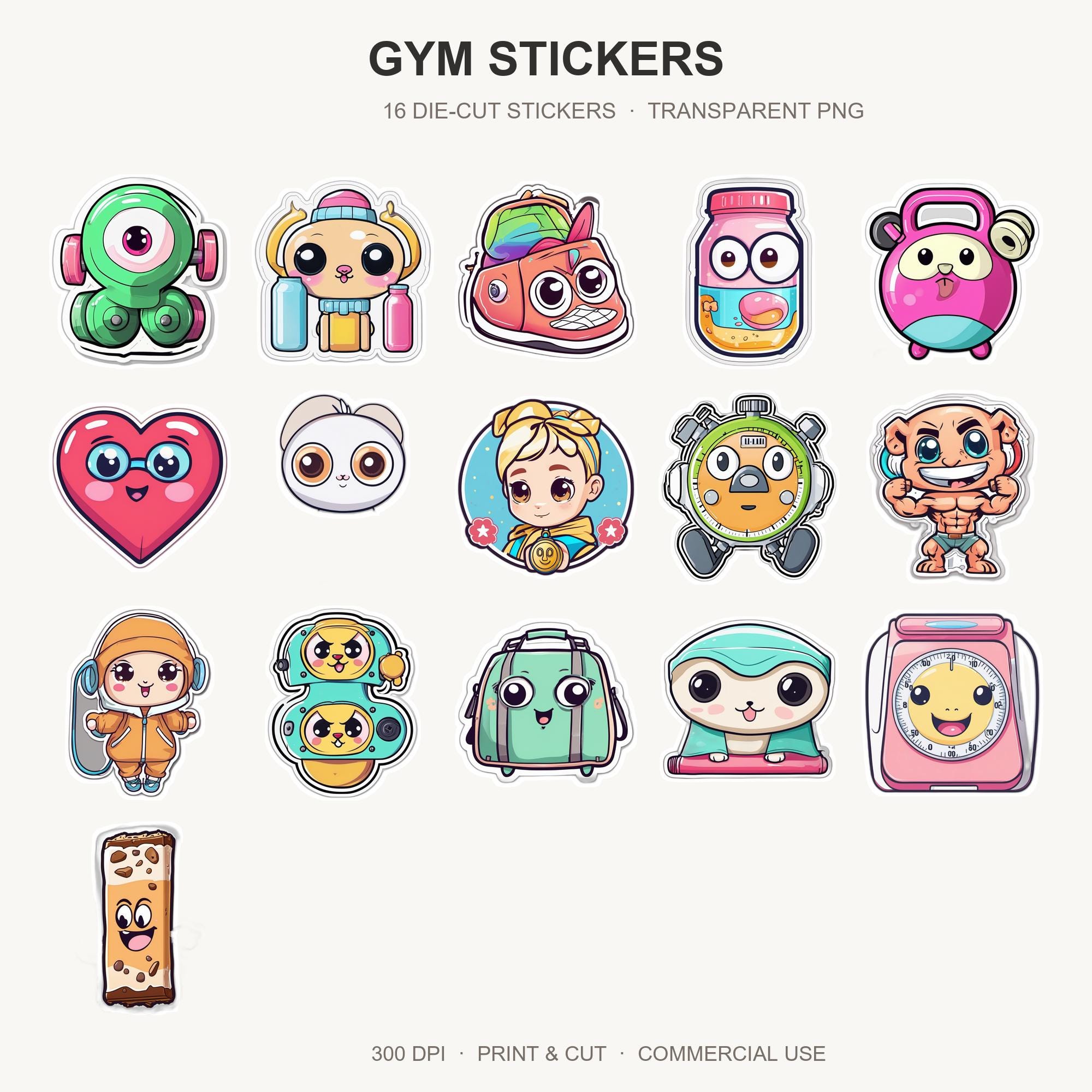 Gym Stickers