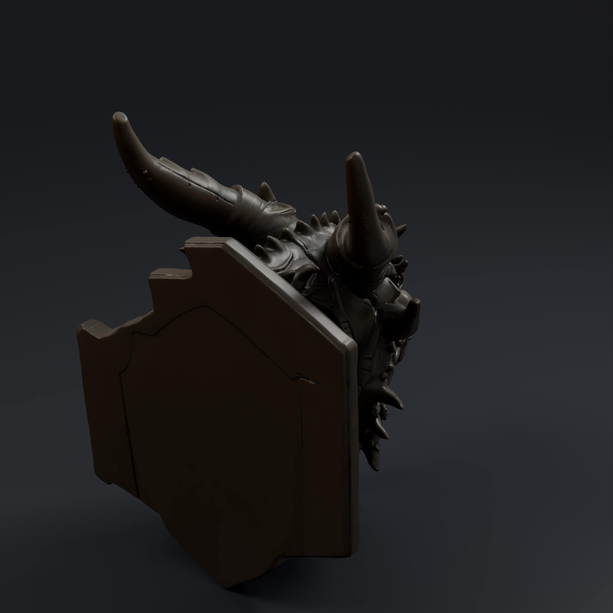 Dragon Head Wall Mount STL File - Fantasy Tabletop Miniature 28mm Wargaming 3D Print