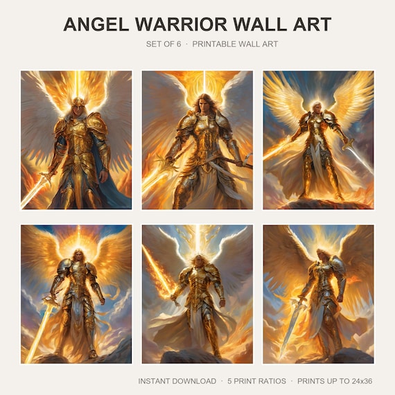 Angel Warrior Wall Art