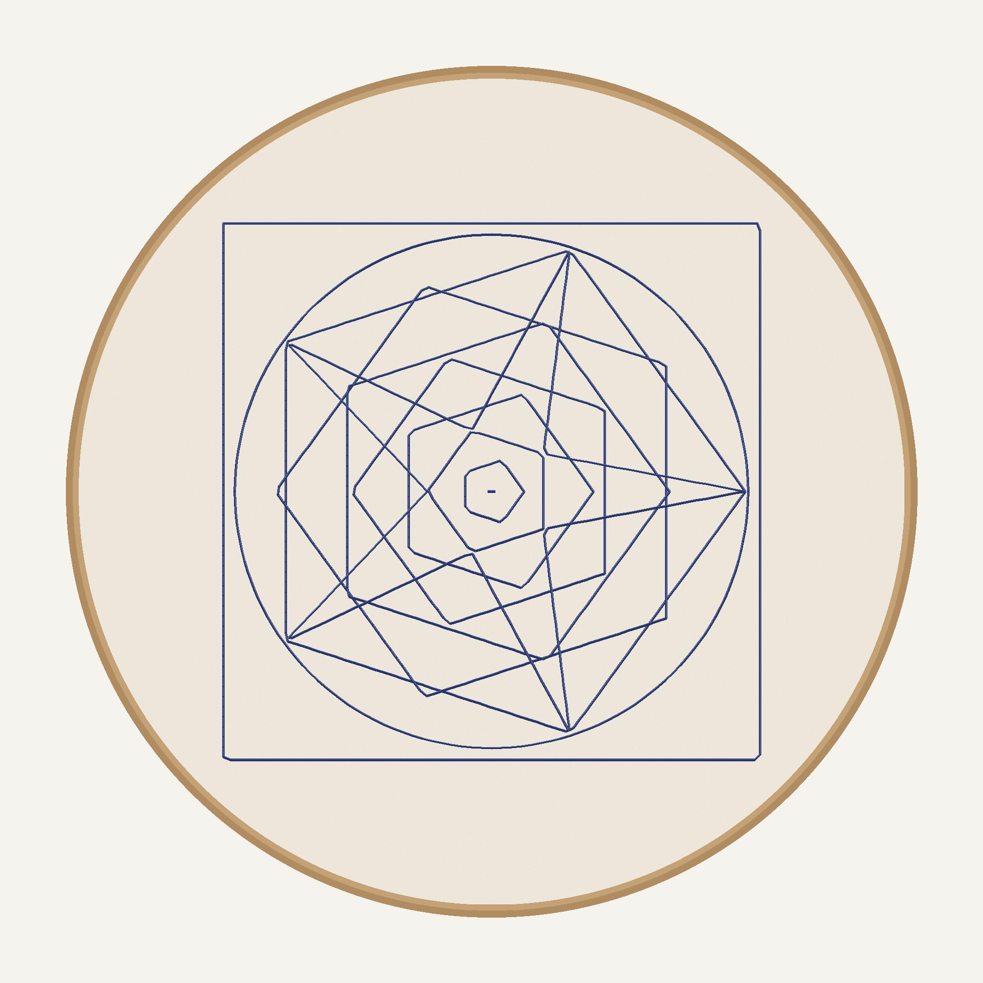 Sacred Geometry Machine Embroidery