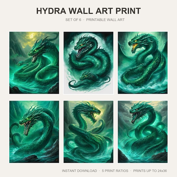 Hydra Wall Art Print