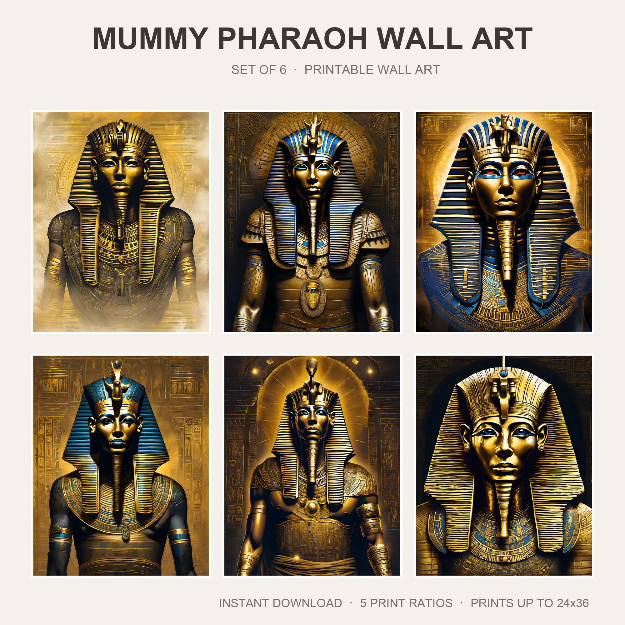 Mummy Pharaoh Wall Art