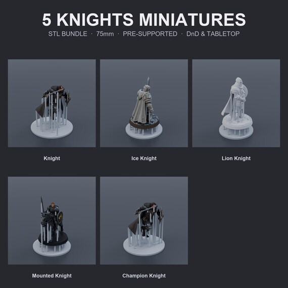 Knight Miniatures STL Bundle