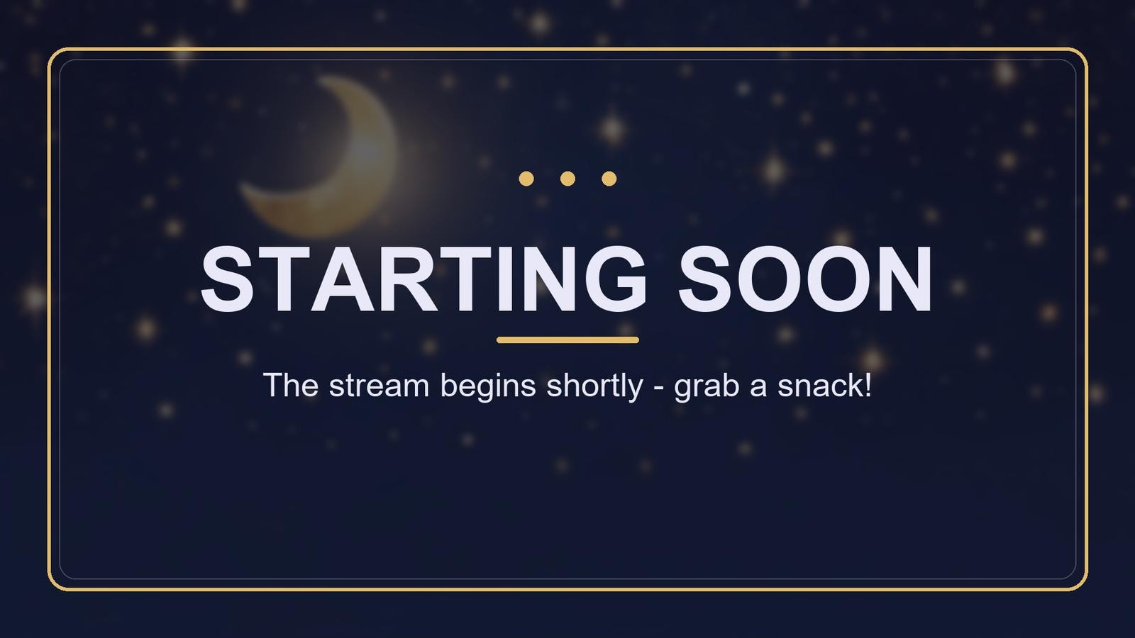 Celestial Twitch Overlay Package