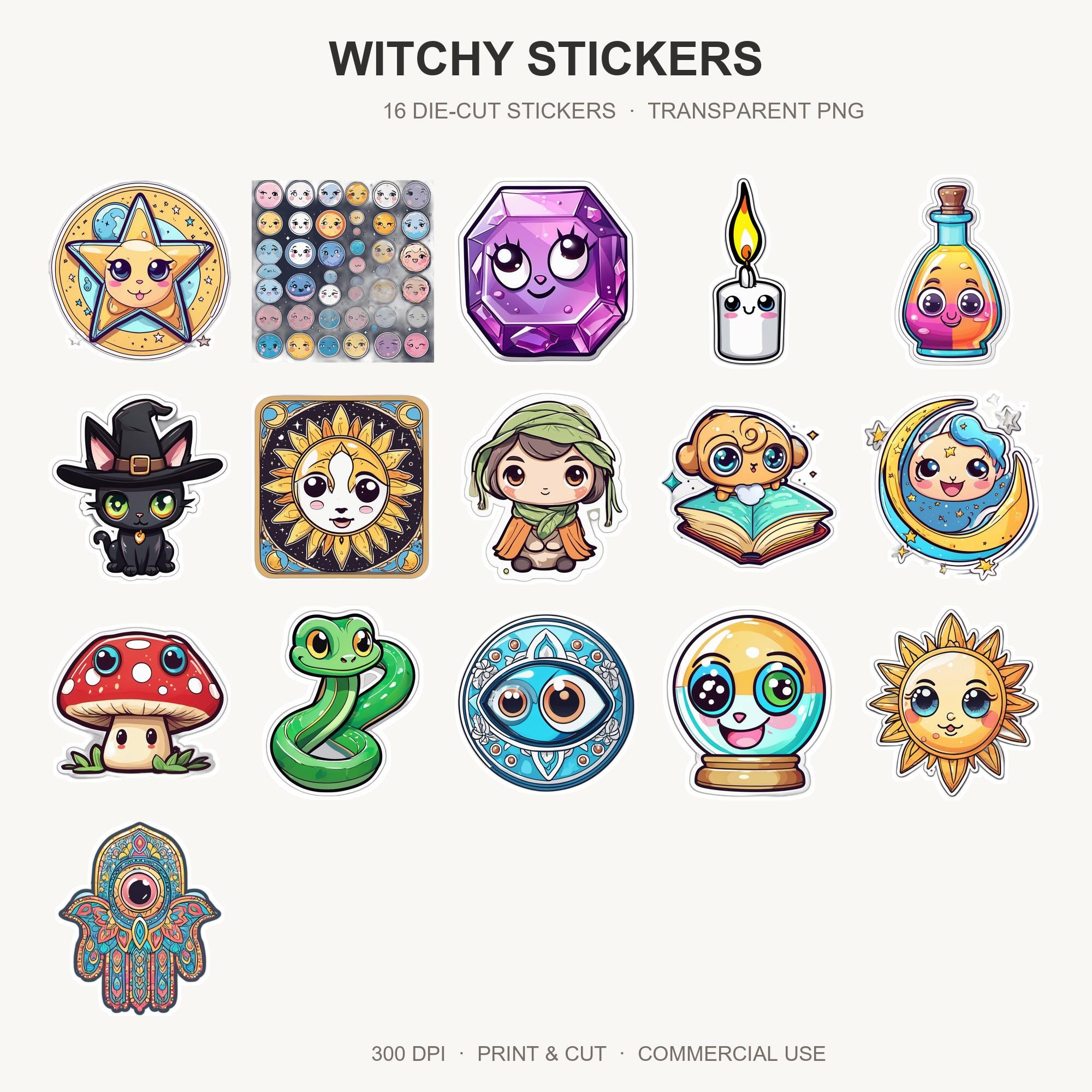 Witchy Stickers