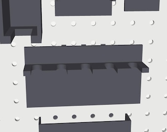 Workbench Essentials STL Pack, Pegboard 3D Print Files, Clamp Scissor and Tool Storage, Instant Download