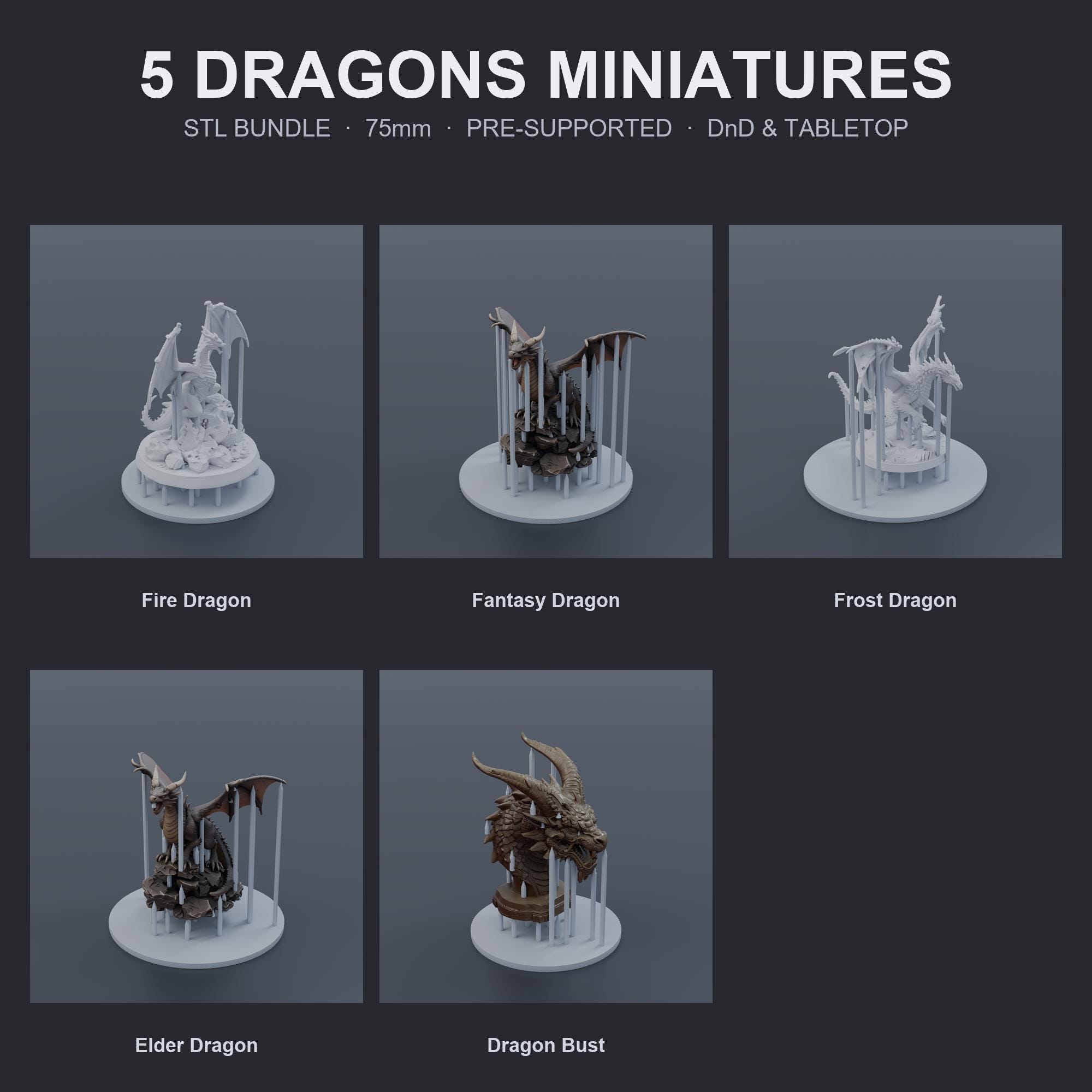 Dragon Miniatures STL Bundle