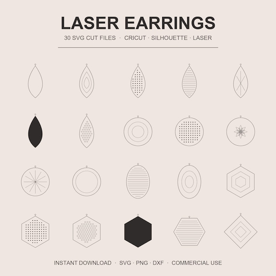 Earring SVG Bundle