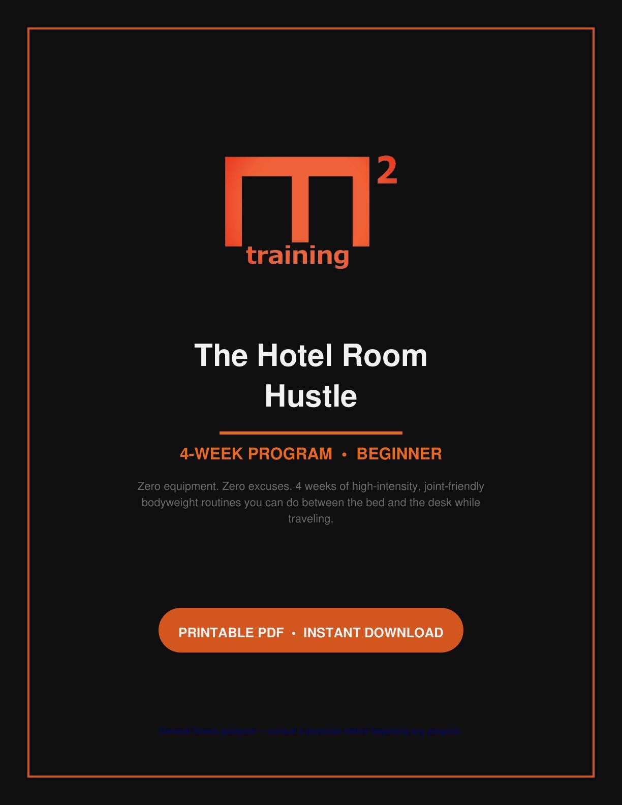 M2 Hotel Room Workout