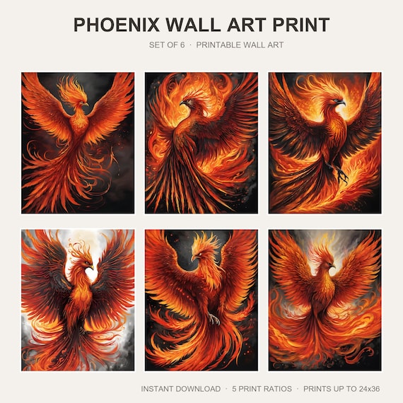Phoenix Wall Art Print