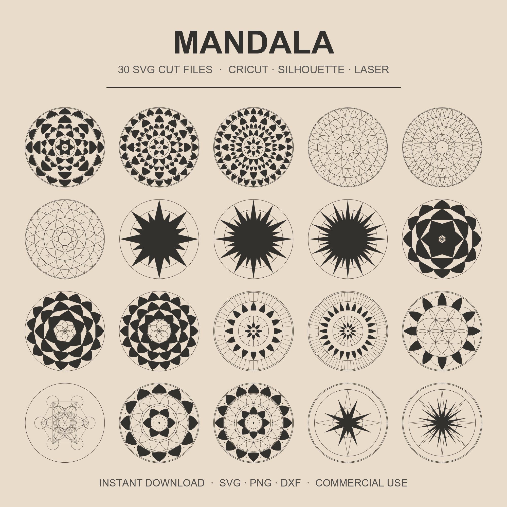 Mandala SVG Bundle