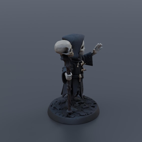 Necromancer Acolyte Miniature STL