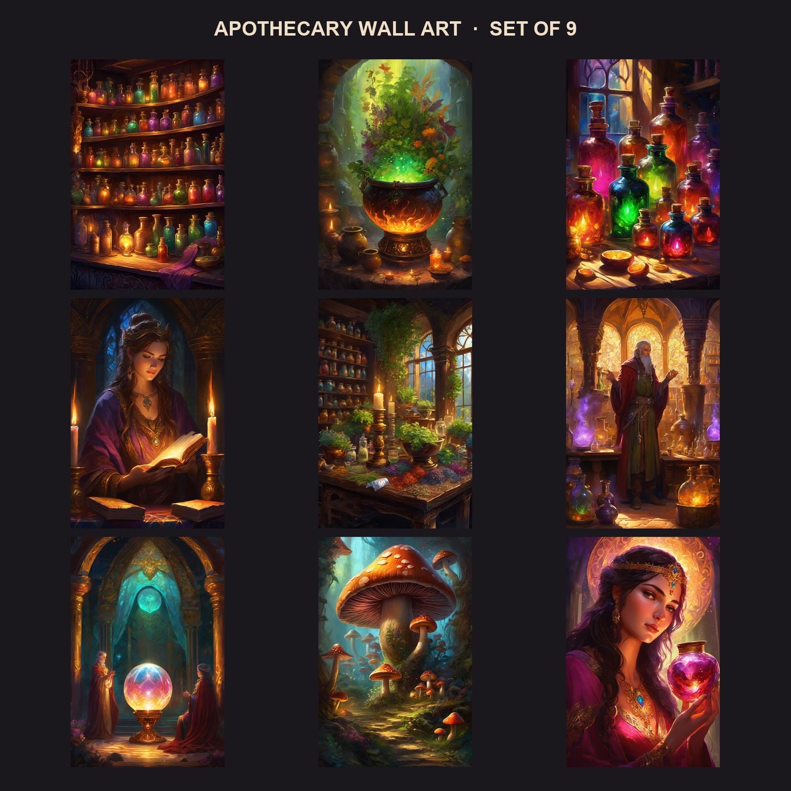 Apothecary Wall Art