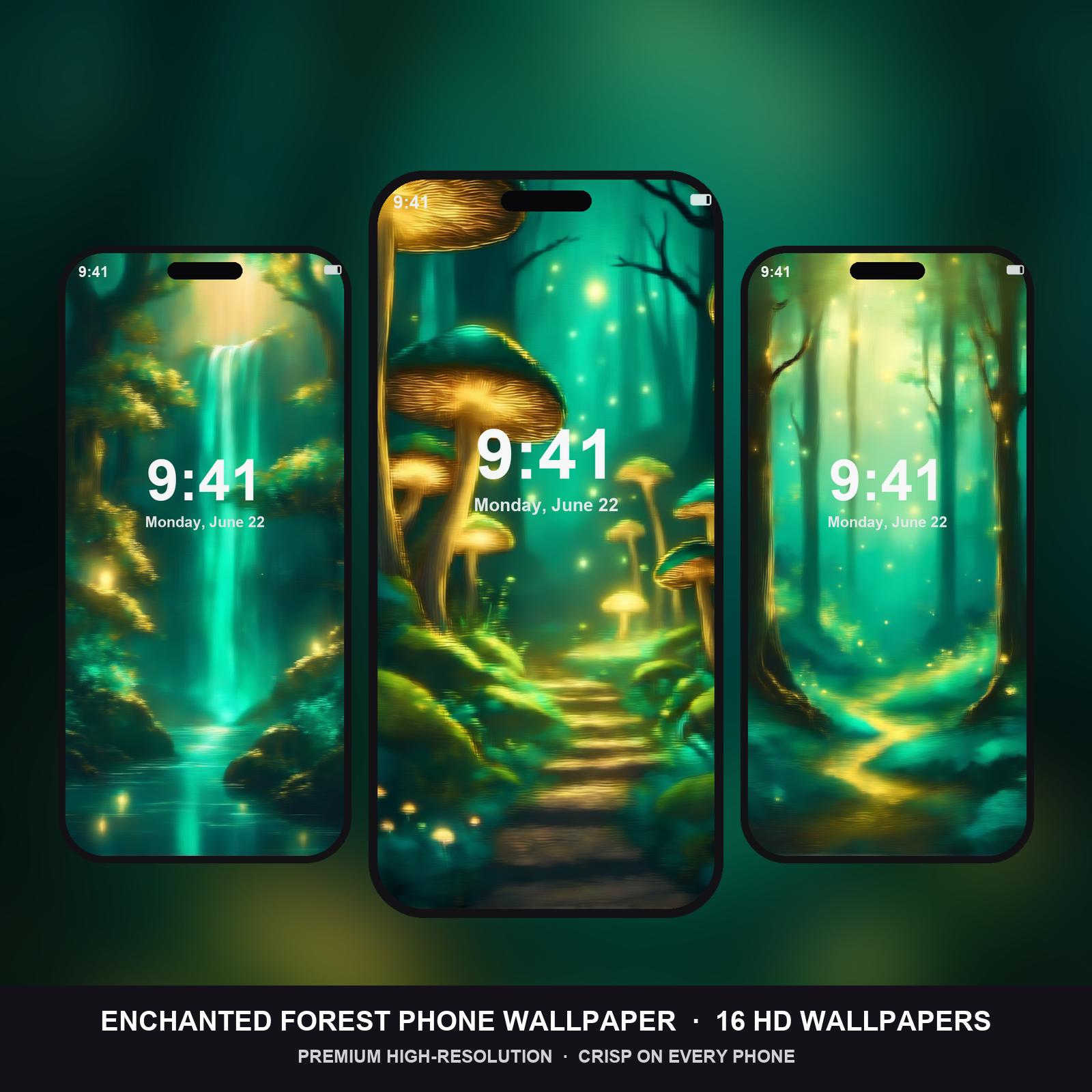Enchanted Forest Phone Wallpaper