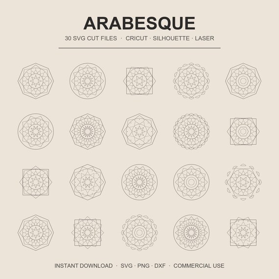 Arabesque SVG Bundle