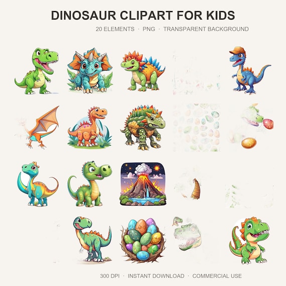 Dinosaur Clipart for Kids
