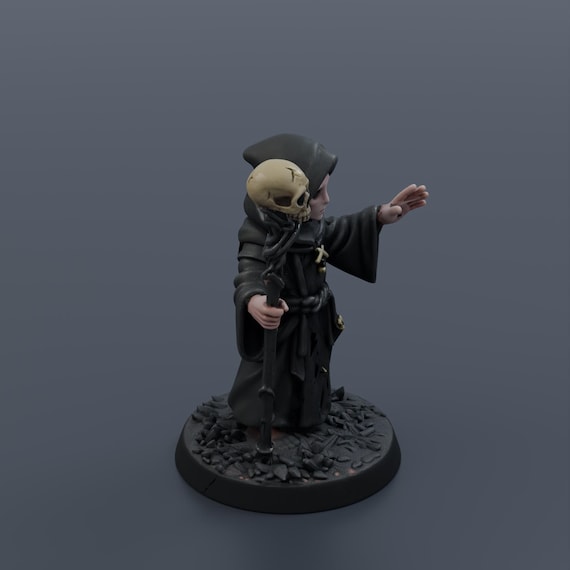 Undead Cultist Miniature STL