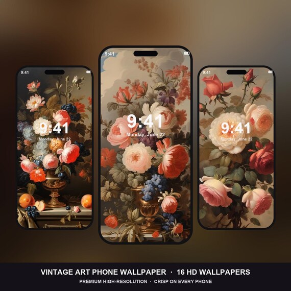 Vintage Art Phone Wallpaper