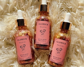 Glamour Ritual Oil 2oz, for Beauty, Confidence & Attraction | Enchantment, Self-Love, Aura Enhancement | Spiritual Anointing Oil, 60mL