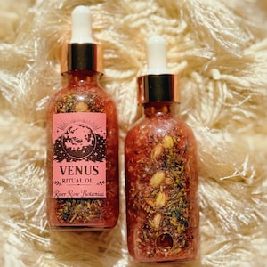 Venus Planetary Ritual Oil | 2oz |  Love, Attraction, Beauty, Harmony, Astrology, Friday Spells | 60mL