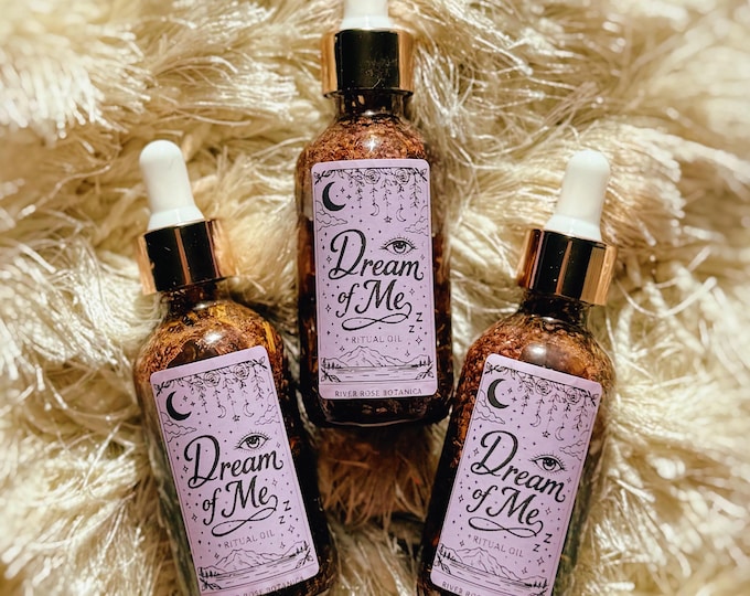 Dream of Me Ritual Oil | 2oz | Love Attraction, Dream Work, Emotional Connection, Manifestation, Romantic Energy Oil | 60mL