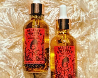 Destiny Swapper Blocker Ritual Oil 2oz | Banish Monitoring Spirits + Block Evil Eye | Envy + Psychic Attack Defense | Cloak Your Ideas 60mL
