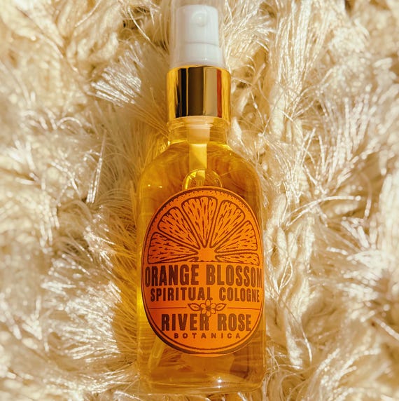 Orange Blossom Spiritual Cologne Spray 2oz | Sweetening Spells & Attracting Love + Success | Blossoming Opportunities + Happiness | 60mL