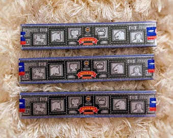 Super Hit Incense Sticks | Satya | Sweet Vanilla, Floral Meditation Incense, Positive Energy, Stress Relief, Yoga & Spiritual Cleansing