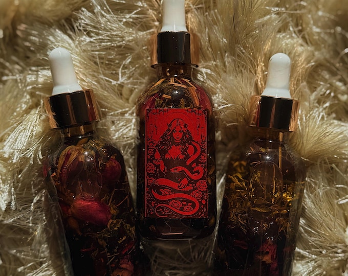 Lilith Ritual Oil 2oz | Dark Feminine Power, Seduction, Shadow Work & Self-Liberation | Cherry Cola Scented 60mL