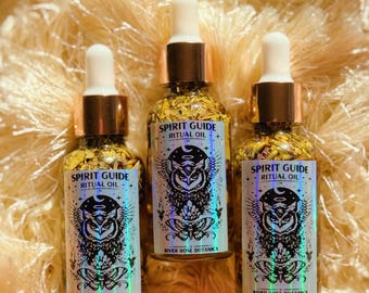 Spirit Guide Ritual Oil 1oz | Intuition, Protection & Divine Guidance | Ancestor Connection, Dream Work, Spiritual Clarity 30mL