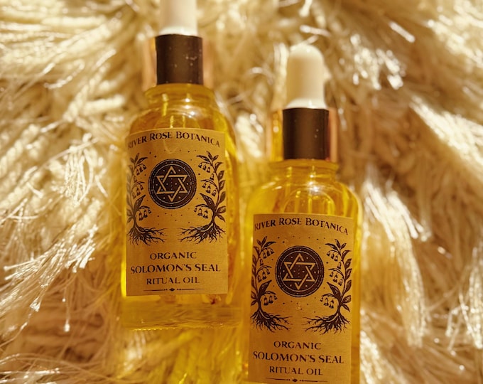 Solomon’s Seal Organic 1oz Ritual Oil | Healing, Balance & Protection | Spiritual Anointing Oil | King Solomon Oil | 30mL