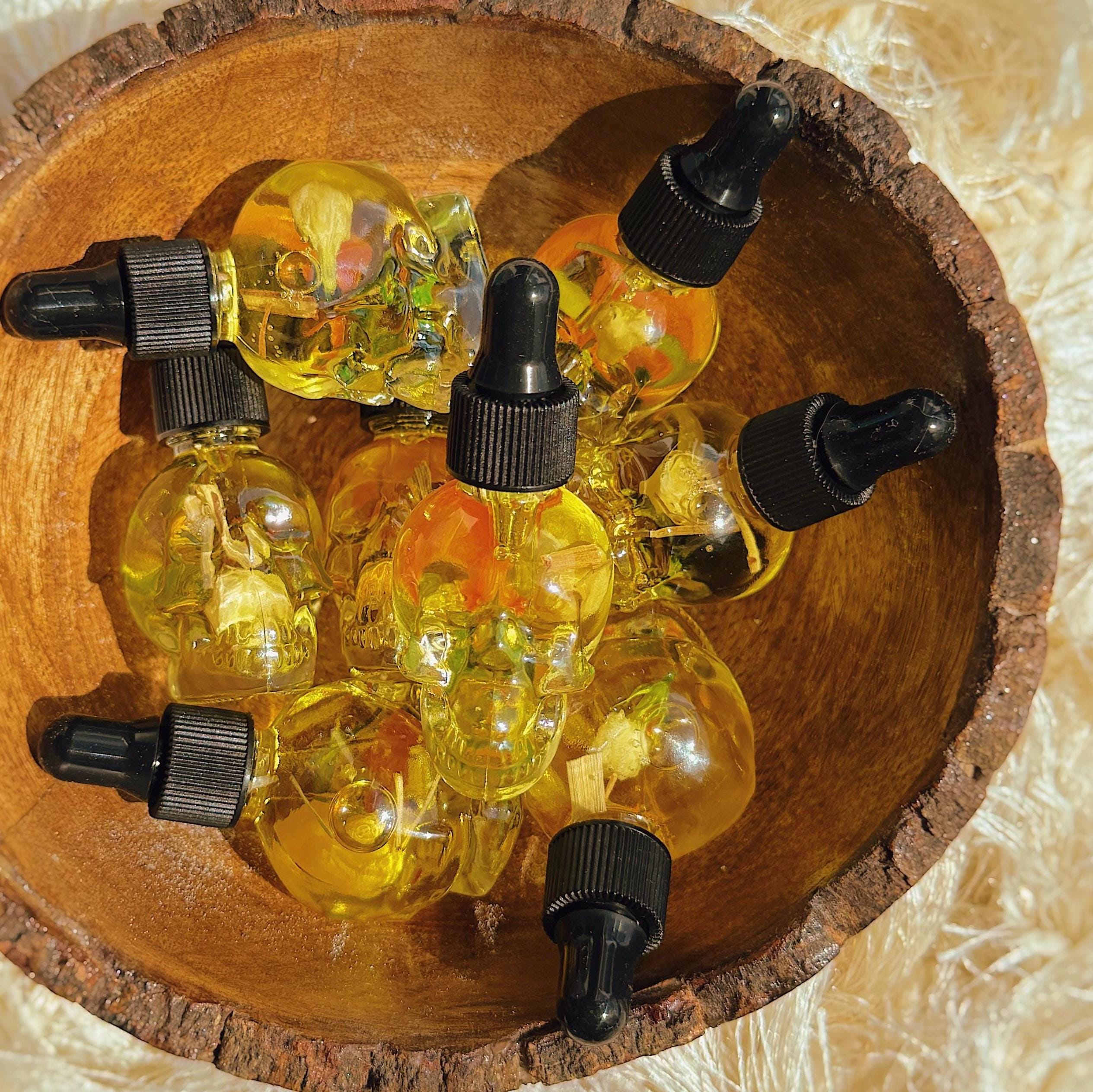 Scary Rich Enchanted Cuticle Oil 10mL | Facing Fears of Success & Manifesting Financial Freedom | Emerald + Ruby | Vanilla Bean | Summerween