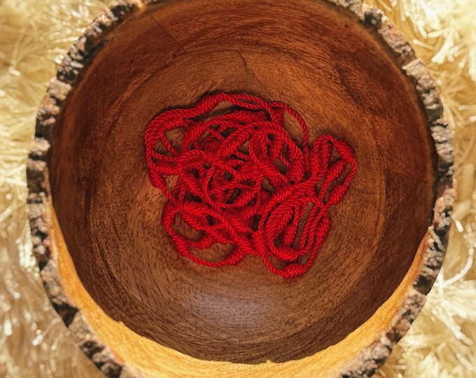 7-Knot Red String Protection Bracelet – Evil Eye Warding, Energy Shield, Spiritual Protection Cord | Adjustable Size