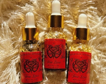 True Love Ritual Oil 0.5oz | Love Spell, Love Drawing, Soulmate Attraction, Commitment & Romantic Devotion Spell Oil | 15mL |