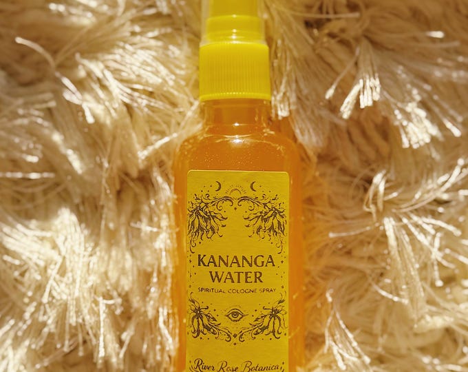 Kananga Water Spiritual Cologne Spray 2oz | Attraction & Sweetening Spray | Love, Peace, Spiritual Blessings | Handcrafted Altar Spray 60mL