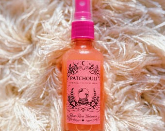 Patchouli Spiritual Cologne Spray 2oz | Money, Grounding & Attraction Spray | Prosperity, Protection, Manifestation | Altar Spray 60mL