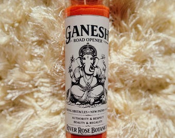 Ganesh 7 Day Candle | Obstacle Removal & New Beginnings Ritual Candle | Lord Ganesha Devotional for Success, Luck, Prosperity