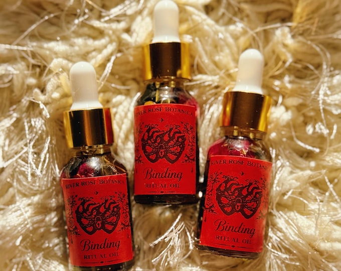 Binding Ritual Oil 0.5oz | Love Binding | Emotional Connection, Relationship Spell, Wedding Cake Scented 15mL