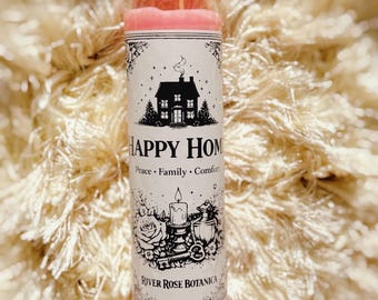 Happy Home 7 Day Candle | Pink Candle | Household Harmony | House Blessing Peace Candle | Happy Family | Positive Vibes | House Warming Gift