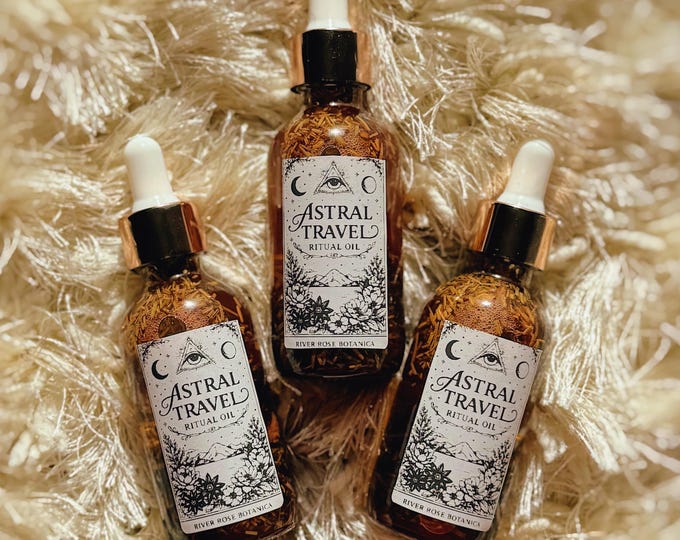 Astral Travel Ritual Oil | 2oz | Lucid Dreaming | Third Eye |  Vivid Dreamer Spell | Visions | Psychic Eye | 60mL